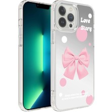 MobaxAksesuar Apple iPhone 12 Pro Max Kılıf Airbagli Parlak Tasarımlı Mimbo Kapak