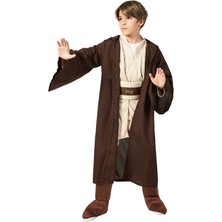 Original Jedi Knight Star Wars Klasik Karakter Çocuk Cosplay Kostüm Cadılar Bayramı Sahne Performansı (Yurt Dışından)