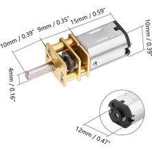 Fsfyb Mini Dişli Motor Dc 3 V 300 Rpm Mikro Dişli Motor, Rc Araba Için Hız Azaltma Motoru GA12-N20, Robot Modeli, Dıy Motor Oyuncaklar (Yurt Dışından)