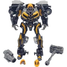 Fsfyb Dönüşüm Bumblebee Aksiyon Figürü Oyuncaklar Başyapıt Film Modeli Deluxe Deformasyon Araba Robot (Siyah) (Yurt Dışından)