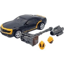 Fsfyb Dönüşüm Bumblebee Aksiyon Figürü Oyuncaklar Başyapıt Film Modeli Deluxe Deformasyon Araba Robot (Siyah) (Yurt Dışından)