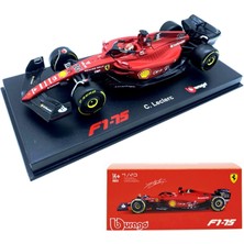 Fsfyb Bburago 1:43 2022 Son F1-75 Yarış #16 Charles Leclerc 1/43 F1-75 #16 Formula 1 Alaşım Süper Statik Döküm Araçlar Koleksiyon Araba Modeli Koleksiyonu Oyuncaklar Hediyeler (Yurt Dışından)