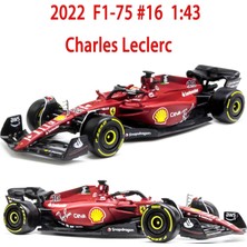 Fsfyb Bburago 1:43 2022 Son F1-75 Yarış #16 Charles Leclerc 1/43 F1-75 #16 Formula 1 Alaşım Süper Statik Döküm Araçlar Koleksiyon Araba Modeli Koleksiyonu Oyuncaklar Hediyeler (Yurt Dışından)