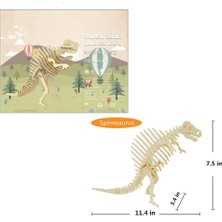 Fsfyb 3D Ahşap El Sanatları Yapboz - 3 Parça Set Ahşap Dinozor Iskeleti Modeli Yapboz - Dıy Ahşap Montaj 3D Yapboz Oyuncakları Çocuk Erkek Genç Yetişkinler Için Hediyeler (Yurt Dışından)