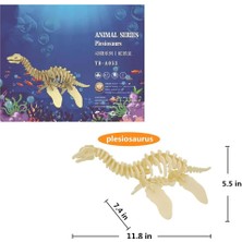 Fsfyb 3D Ahşap El Sanatları Yapboz - 3 Parça Set Ahşap Dinozor Iskeleti Modeli Yapboz - Dıy Ahşap Montaj 3D Yapboz Oyuncakları Çocuk Erkek Genç Yetişkinler Için Hediyeler (Yurt Dışından)