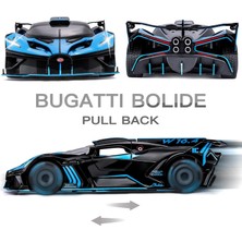 Fsfyb Bugatti Için Oyuncak Araba Modeli 1:24 Bugatti Bolide Alaşımlı Pres Döküm Araba Oyuncak ile Işıklar ve Müzik ile Uyumlu, Geri Çekin Araba Oyuncakları Çocuklar Için Erkek Kız Hediye (Yurt Dışından)