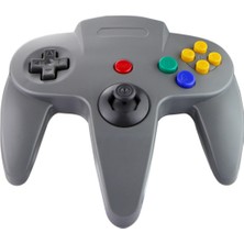 Fsfyb N64 Oyunları Için Retro USB Denetleyicisi, N64 Klasik USB Denetleyicisi Gamepad Joystick, N64 Sistemi Için Oyun Denetleyicisi Raspberry Pi/windows/mac/linux-Gri (Yurt Dışından)