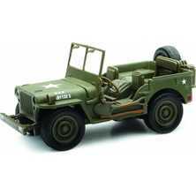 Fsfyb Jeep Willys Abd Ordusu, Askeri Yeşil 54133-1/32 Ölçekli Pres Döküm Model Oyuncak Araba (Yurt Dışından)