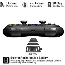 Fsfyb Kablosuz Bluetooth Gamepad Ns Switch Pro Denetleyici Ns-Switch Pro Oyun Joystick Ns Anahtar Konsolu Mac Pc Için (Yurt Dışından)