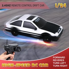 Fsfyb Uzaktan Kumandalı Araba Rc Drift Araba 2.4ghz 1:24 Ölçekli 4WD 15KM/H Yüksek Hızlı Model Araç LED Işıklı Sürüklenen Lastik Yarışı Spor Oyuncak Araba Yetişkinler Için Erkek Kız Çocu (Yurt Dışından)