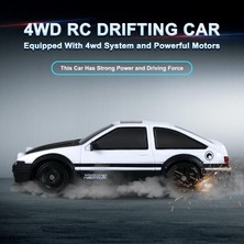 Fsfyb Uzaktan Kumandalı Araba Rc Drift Araba 2.4ghz 1:24 Ölçekli 4WD 15KM/H Yüksek Hızlı Model Araç LED Işıklı Sürüklenen Lastik Yarışı Spor Oyuncak Araba Yetişkinler Için Erkek Kız Çocu (Yurt Dışından)