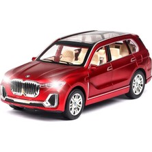 Fsfyb 1/24 Bmw X7 Suv Model Araba Oyuncak Döküm Oyuncak Arabalar, Çinko Alaşımı Ses ve Işık ile Geri Çekin Oyuncak Araba Çocuklar Için Erkek Kız Hediyesi, Doğum Günü Hediyeleri, Koleksiy (Yurt Dışından)