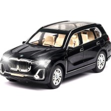 Fsfyb 1/24 Bmw X7 Suv Model Araba Oyuncak Döküm Oyuncak Arabalar, Çinko Alaşımı Ses ve Işık ile Geri Çekin Oyuncak Araba Çocuklar Için Erkek Kız Hediyesi, Doğum Günü Hediyeleri, Koleksiy (Yurt Dışından)