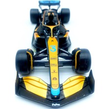 Fsfyb Bburago 1:43 2022 F1MCLAREN MCL36 #3 Daniel Ricciardo 1/43 MCL36 #3 Formula 1 Döküm Alaşım Lüks Koleksiyon Oyuncak Araba Modeli (Standart MCL36 #3) (Yurt Dışından)