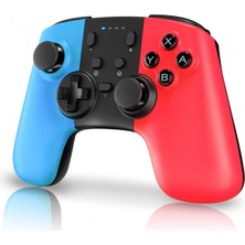 Fsfyb Nintendo Switch Için Kablosuz Denetleyici, Nintendo Switch Konsolu Için Remote Pro Denetleyici, Oyun Denetleyicisi Gyro Ekseni, Thrbo ve Çift Titreşimi (Kırmızı ve Mavi) (Yurt Dışından)