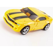 Fsfyb Dönüşüm Bumblebee Aksiyon Figürü Oyuncaklar Başyapıt Film Modeli Deluxe Deformasyon Araba Robot (Sarı) (Yurt Dışından)