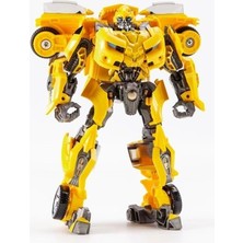 Fsfyb Dönüşüm Bumblebee Aksiyon Figürü Oyuncaklar Başyapıt Film Modeli Deluxe Deformasyon Araba Robot (Sarı) (Yurt Dışından)