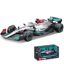 Fsfyb Bburago 1:43 2022 F1 Amg W13 No. #44 Lewis Hamilton Alaşım Oyuncak Araba Modeli Süper Formül Döküm Modeli (2022 W13#44) (Yurt Dışından)