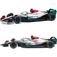 Fsfyb Bburago 1:43 2022 F1 Amg W13 No. #44 Lewis Hamilton Alaşım Oyuncak Araba Modeli Süper Formül Döküm Modeli (2022 W13#44) (Yurt Dışından)