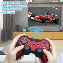 Fsfyb Nintendo Switch Için Bluetooth Kablosuz Denetleyici Kablosuz Gamepad / Android Telefon / Pc Kontrolü Çift Şok 3-Siyah + Kırmızı (Yurt Dışından)