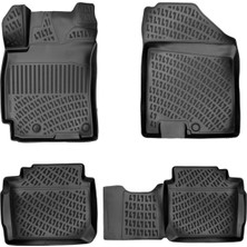 Friemats Kia Cerato 3D Paspas 3D Havuzlu Paspas 2022 Sonrası Siyah Renk - Friemats