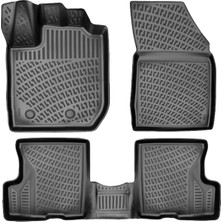 Friemats Dacia Duster 4WD 3D Paspas 3D Havuzlu Paspas Yeni Logolu 2023 Sonrası Siyah Renk - Friemats