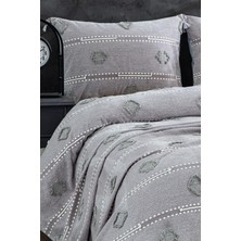 Evlen Home Collection Katre Pamuklu Çift Kişilik (Pike Takımı) Yatak Örtüsü Battal Çeyiz Seti 3 Parça