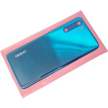 Tkgz Oppo A91 Arka Pil Batarya Kapağı (B-7000) Mavi