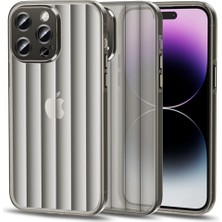 Lesheng iPhone 15 Dekompresyon Düşme Önleyici Telefon Kılıfı - Gri (Yurt Dışından)