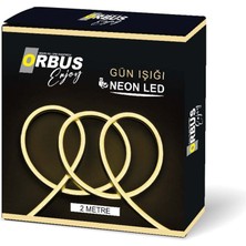 Orbus Neon Şerit LED 3000K Gün Işığı 2 Metre Usb'li