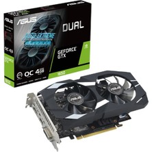 ASUS GEFORCE GTX 1650 DUAL-GTX1650-O4GD6-P-EVO 4GB GDDR6   OC DVI HDMI DP EKRAN KARTI