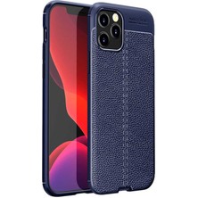 Ceponya Apple iPhone 11 Pro Kılıf Deri Desenli Kamera Korumalı Silikon