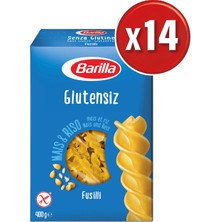 Barilla Glutensiz Burgu (Fusilli) Makarna 400 gr x 14 Paket (1 Koli)