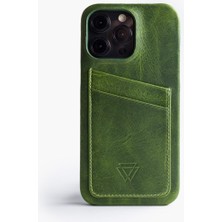 Wachikopa Full Wrap C.C. El Yapımı Hakiki Deri iPhone 14 Kılıfı
