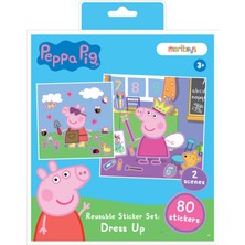 Moritoys Peppa Pig Tak-Çıkar Çıkarma Oyunu Kıyafet Giydirme