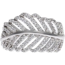 Celikchi Kadın Yaprak Model Gümüş Yüzük