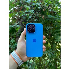 Meri Case Apple iPhone 15 Pro Uyumlu Logolu Içi Kadife Lansman Kılıf Arka Kapak