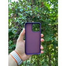 Meri Case Apple iPhone 15 Pro Uyumlu Logolu Içi Kadife Lansman Kılıf Arka Kapak