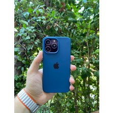 Meri Case Apple iPhone 15 Pro Uyumlu Logolu Içi Kadife Lansman Kılıf Arka Kapak