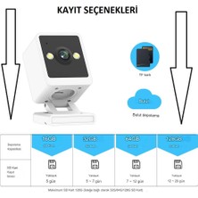 Wificam Plus 1080P Fhd Iç Mekan Mini Wıfı Güvenlik Kamerası  Icsee Türkçe Program