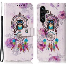 Cool-M Case Samsung Galaxy A15 4g Kapak Standı Cüzdan Deseni Baskı Deri Cüzdan Telefon Kılıfsı (Yurt Dışından)