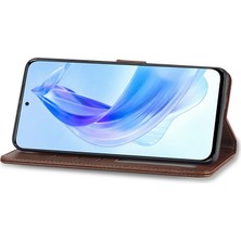 Hello-U Honor 90 Lite 5g / X50I 5g Deri Kılıf Buzağı Doku Stand Telefon Kapağı (Yurt Dışından)