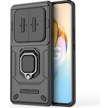 Hello-U Honor X50 Slayt Lens Koruma Pc + Tpu Kickstand Cover (Yurt Dışından)
