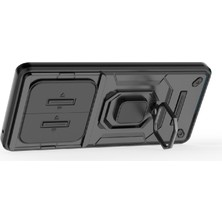 Hello-U Honor X50 Slayt Lens Koruma Pc + Tpu Kickstand Cover (Yurt Dışından)
