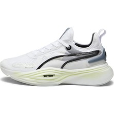 Puma Pwr Nitro Squared Puma White-puma Black Erkek Beyaz Yol Koşusu Ayakkabısı