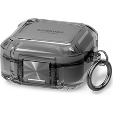 Microsonic Samsung Galaxy Buds 2 Kılıf Safety Lock Protection Füme