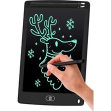 Bizimevde Grafik Digital Çocuk Yazı Çizim Tableti LCD 8.5 Inc Ekranlı Bilgisayar Kalemli 8,5 Inch Siyah