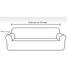 Kanway Bürümcük 3 Kişilik Koltuk Örtüsü. Etekli Streç Esnek Lastikli Çekyat Kanepe Kılıfı