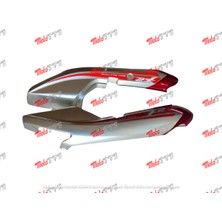 Motosvn Motoran Etna 125 Sele Altı Granaj Gri-Kırmızı Takım