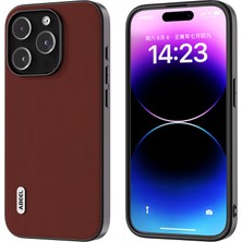 Forestl Digital Iphone 14 Pro Max Silky Feeling Telefon Kılıfı Cowhide Deri Kaplamalı Pc+Tpu Anti-Fall Kapak Kavumu (Yurt Dışından)